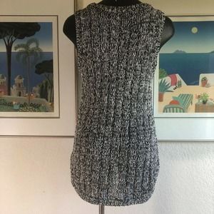 ELLEN TRACY Sleeveless‎ Cable Knit Top Size Medium